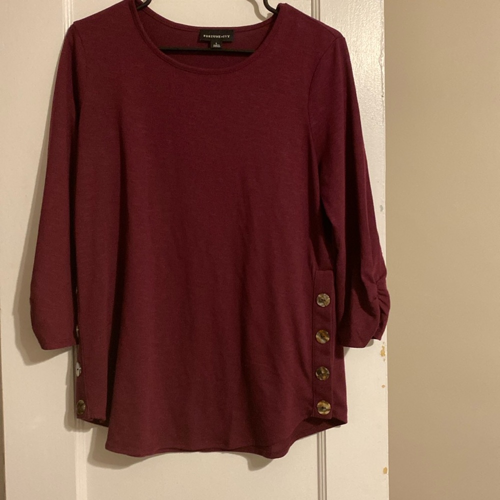 Maroon shirt